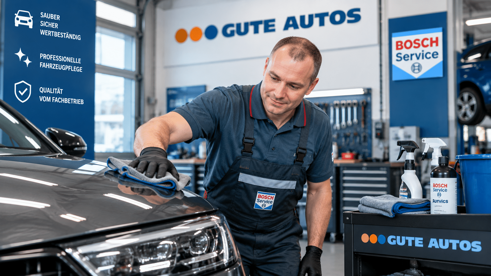 Fahrzeugpflege – KI-generiertes Bild