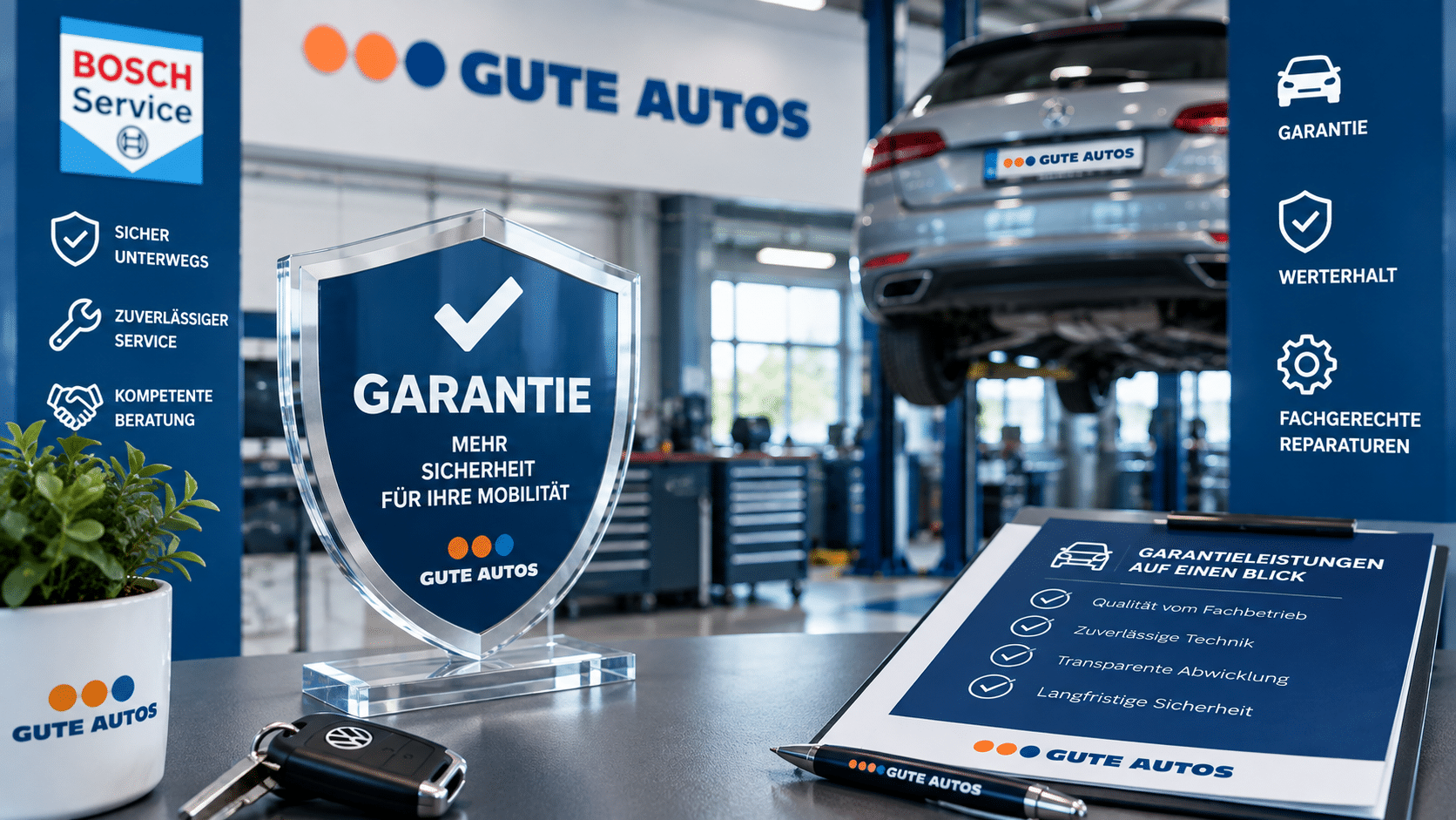 Gebrauchtwagen-Garantie – KI-generiertes Bild